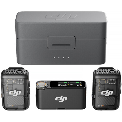 DJI Mic 2 2-Person Compact Digital Wireless Microphone SystemRecorder for Camera & Smartphone (2.4 GHz) - Image 2